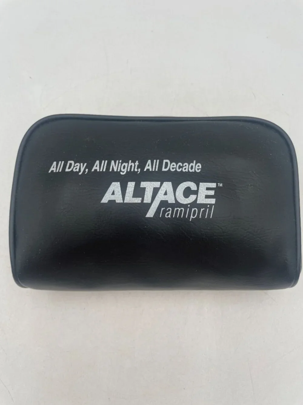 Altace Ramipril Black Pleather Pharmaceutical Promotional Zipper Case